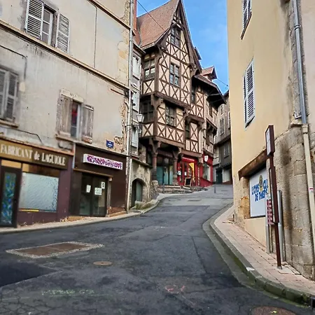 Duplex Center - Clermont-ferrand - Lyon - Free Parking - Self-check-in ティエール